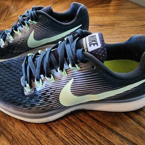 "Nike Zoom Pegasus 34" Women US 8 size shoes Turquoise Athletic run/workout